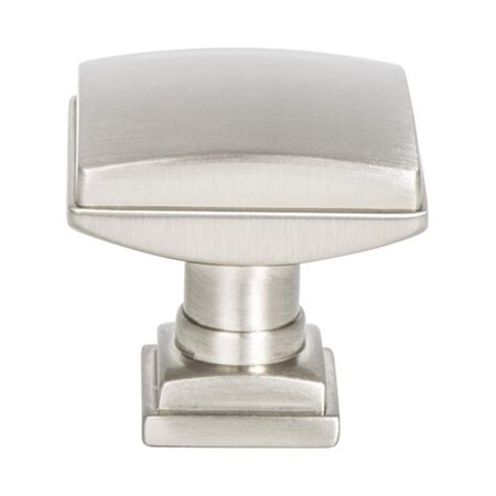 Berenson 1.25 in. Tailored Traditional Knob, Brushed Nickel BE1272 1BPN